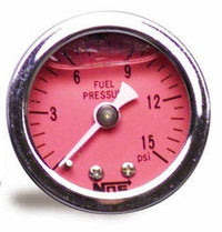 PRESS., LIQUID FILLED FUEL - NOS Fuel Pressure Gauge