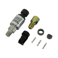FLUID PRESS SENSOR KIT, 500 PS - AEM 500 PSIg Stainless Sensor Kit