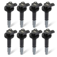 Coils,SF,Ford 5.0L 4-Valve 11-16, 8-Pack - Street Fire Ignition Coils 2011-2016 Ford 5.0L 4-valve engines, Black, 8-Pack