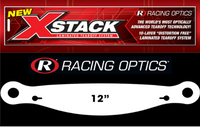RACING OPT ST5 LG TALL 2MM CLR - STILO 10253C HELMET TEAR-OFFS - ST5 W/O ZYLON PANEL - 2MM - CLEAR - PACK OF 30