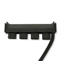 BLK CAN-Bus Hub, 4-Conn, Power Grid - MSD Power Grid 4-Connector Hub - Black Housing