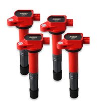 Coil, 08-15 Honda/Acura 2.4L, 4Pk, Red - MSD Ignition Coil - Blaster Series - Honda/Acura 2.4L - Red - 4-Pack