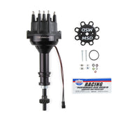 BLK DIST FORD351C-460,PROBLLT,SML,STL GR - MSD Black Distributor Ford 351C-460, Pro Billet, Small Cap, Steel Gear