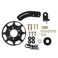 Black Crank Trigger Kits 7" - MSD Crank Trigger Wheel Kit - Flying Magnet - SBC - 7 in.