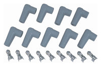 Boots/Terminals, Short HEI, 9 per Set - Boot & Terminal Kit 90 Deg Short HEI Gray