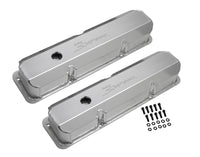 SNIPER FAB ALUM V/C SLV FORD FE - Sniper Valve Cover - Fabricated Aluminum - Ford FE - Tall - Natural Anodized