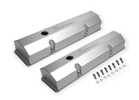 SNIPER FAB ALUM V/C SLV,FLAT TOP,SBC - Sniper Valve Cover - Fabricated Aluminum - SBC - Perim Bolt - Flat - Anodized