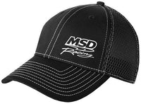 Cap, MSD race logo, white stitch, S/M - MSD Flexfit Mesh Hat