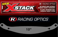 RACING OPT ST5 LRG TAB 2MM CLR - Stilo Racing Optics Laminated Tearoffs ST5 Large Tab 2MM CLR