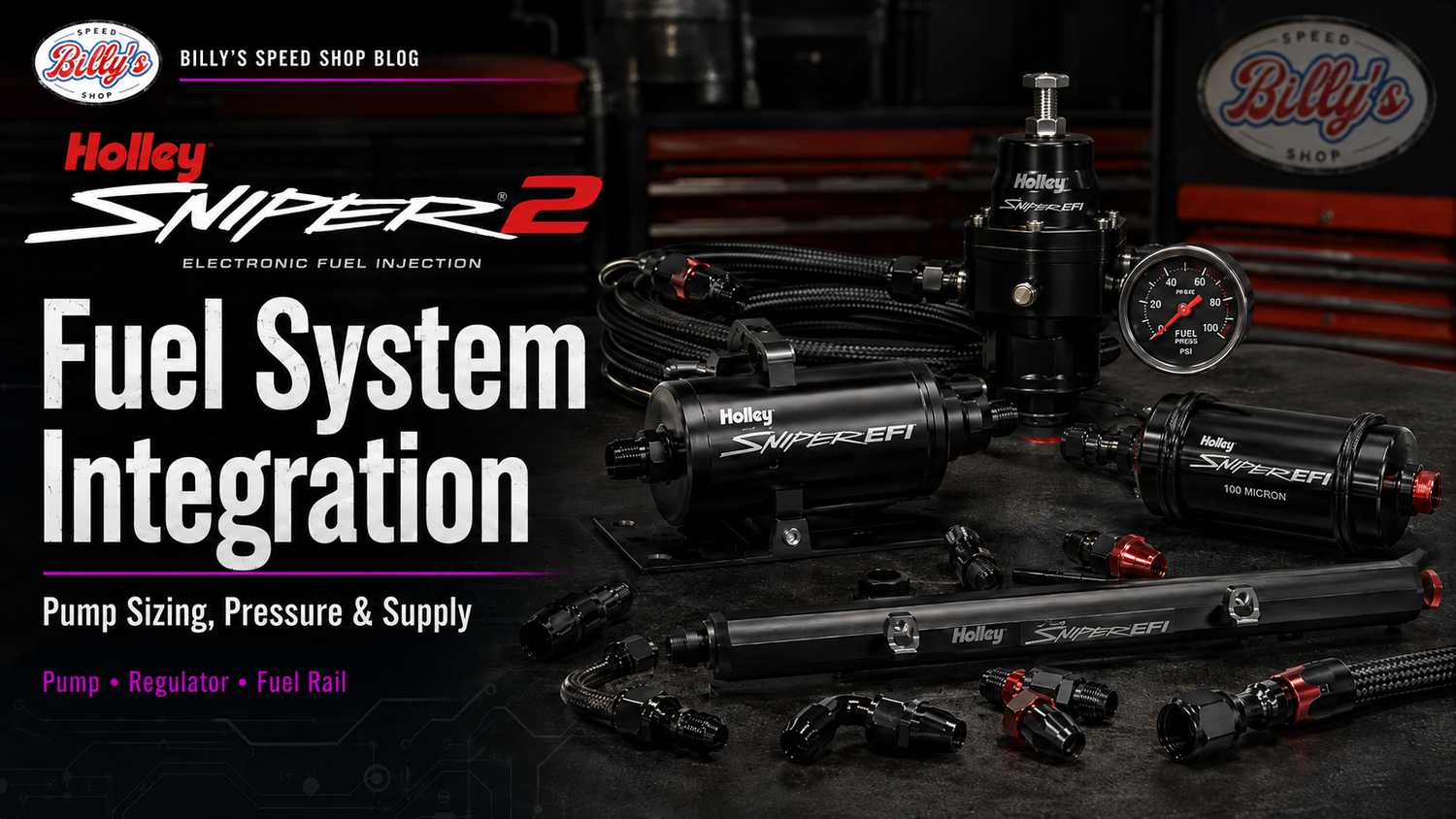Holley Sniper 2 Fuel System Integration: Pump and Rail Setup