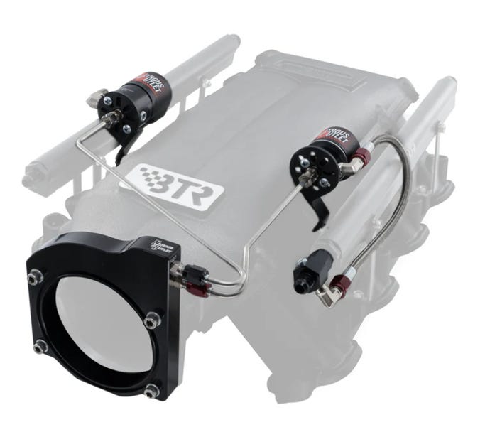 Nitrous Outlet BTR Trinity Throttle Body Plate System - 10LB Bottle
