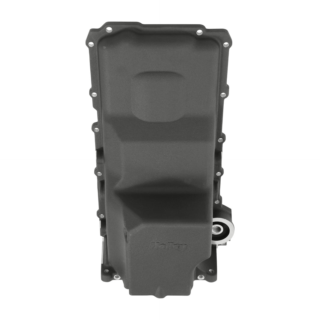 Holley GM LS Swap Oil Pan - 4WD / Truck / Off-Road - Black - Photo - Primary Front
