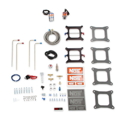 CHEATER V8 DOUBLE HOLLEY &amp; - NOS « CHEATER » 2x4 Holley 4-Bbl / Carter AFB