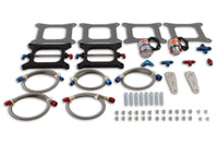 UPGRADE, 1 TO 2 STGE PRO-SHOT FOGR (4150 - NOS Pro-Shot Fogger "Upgrade Kit" Cheater Nitrous System-Dual 4150 Holley Flange