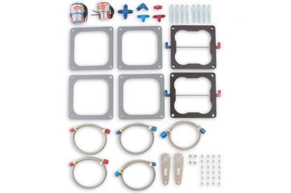 UPGRADE, 1 TO 2 STGE PRO-SHOT FOGR (4500 - NOS Pro-Shot Fogger "Upgrade Kit"-Cheater Nitrous System,Dual 4500 Holley Flange