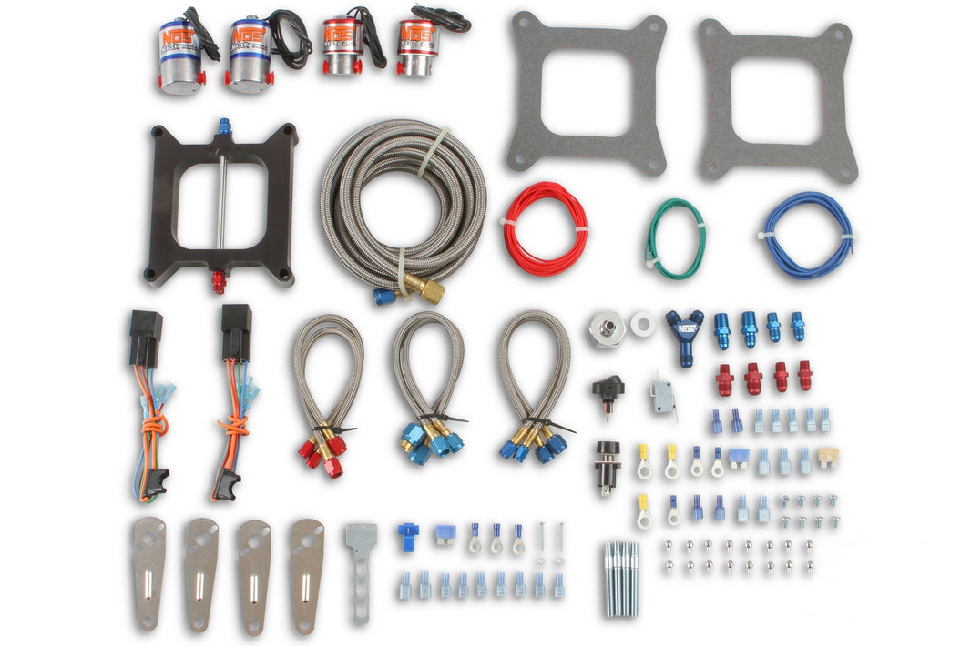 PRO 2 STAGE V8 HOLLEY 4BBL W/10 BOTTLE - NOS Pro 2 Stage Plate System