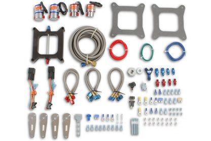 PRO 2 STAGE V8 HOLLEY 4BBL W/10 BOTTLE - NOS Pro 2 Stage Plate System