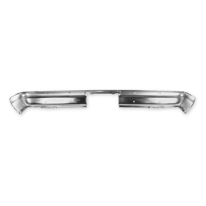 1981-1987 C10 REAR BUMPER, W/O STRIP HOL - Brothers Trucks Rear Bumper - w/o Impact Strip Holes - Chrome