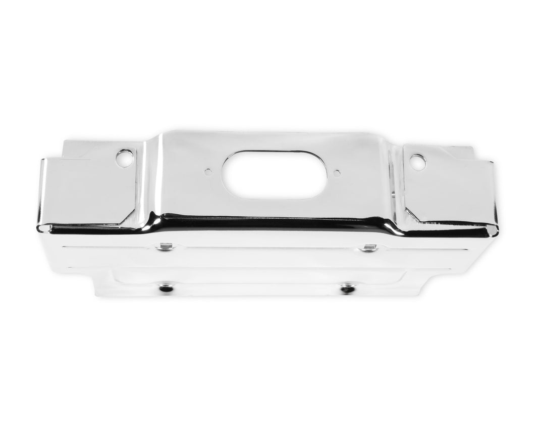 1967-1987 C10 REAR LICENSE PANEL, CHROME - BROTHERS Trucks C/K Rear License Plate Bracket - Chrome