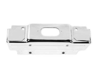 1967-1987 C10 REAR LICENSE PANEL, CHROME - BROTHERS Trucks C/K Rear License Plate Bracket - Chrome