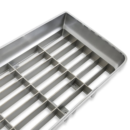 1973-1974 C/K GRILLE W/ BOWTIE - CHR/GRY - BROTHERS Trucks C/K Chevy Grille - w/ Bowtie - Chrome