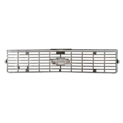 1973-1974 C/K GRILLE W/ BOWTIE - CHR/GRY - BROTHERS Trucks C/K Chevy Grille - w/ Bowtie - Chrome