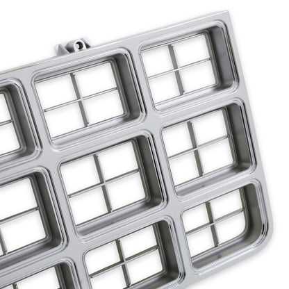 1980 C/K GRILLE W/ BOWTIE - CHROME/GREY - BROTHERS Trucks C/K Chevy Grille - w/ Bowtie - Chrome