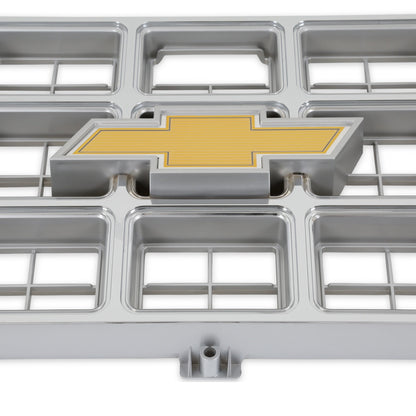 1980 C/K GRILLE W/ BOWTIE - CHROME/GREY - BROTHERS Trucks C/K Chevy Grille - w/ Bowtie - Chrome