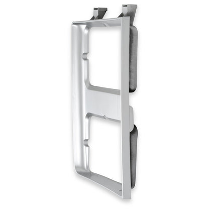 1985-1987 C10 H/L DOOR RH, SILVER (DUAL - Brothers Trucks  Headlight Bezel - Dual Square Head Light - Right