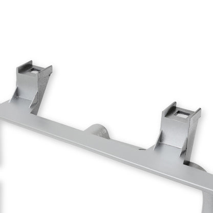 1985-1987 C10 H/L DOOR RH, SILVER (DUAL - Brothers Trucks  Headlight Bezel - Dual Square Head Light - Right