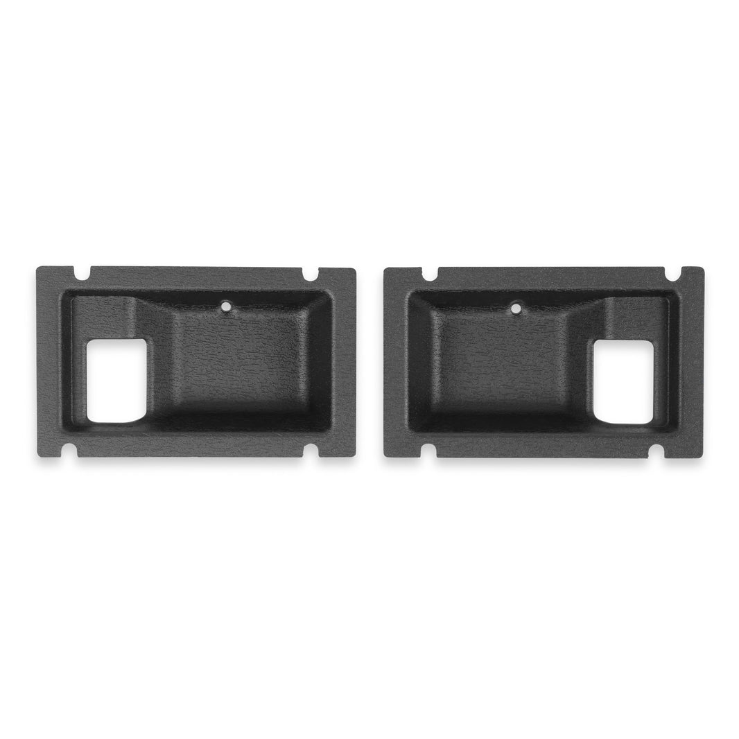 1977-1980 C10 DOOR HANDLE BEZEL SET - BROTHERS Trucks C/K Inside Door Handle Bezel Set - Black