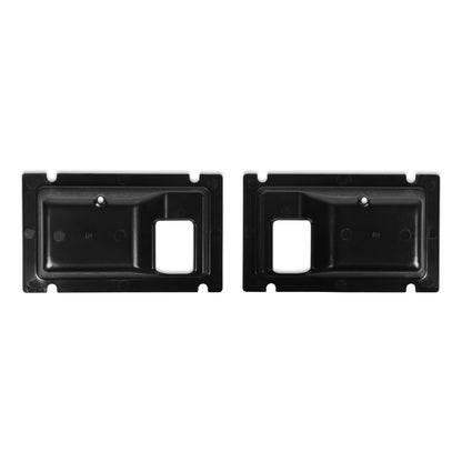 1977-1980 C10 DOOR HANDLE BEZEL SET - BROTHERS Trucks C/K Inside Door Handle Bezel Set - Black