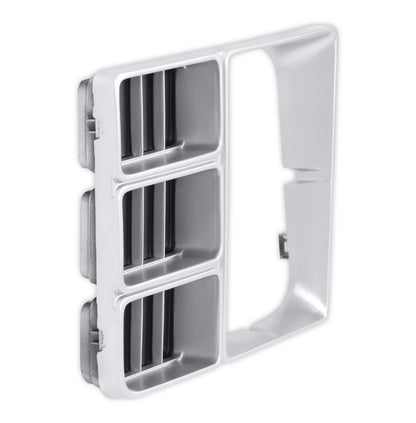 1981-1982 C10 H/L DOOR BLK/ARG SING RE L - Brothers Trucks  Headlight Bezel - Single Square Head Light - Left