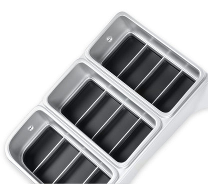 1981-1982 C10 H/L DOOR BLK/ARG SING RE L - Brothers Trucks  Headlight Bezel - Single Square Head Light - Left