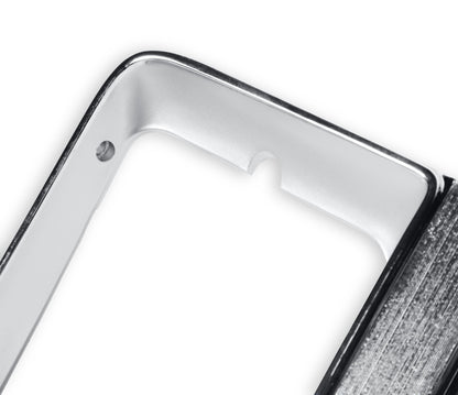 1981-1982 C10 H/L DOOR CHR/ARG DUAL RE R - Brothers Trucks  Headlight Bezel - Dual Square Head Light - Right