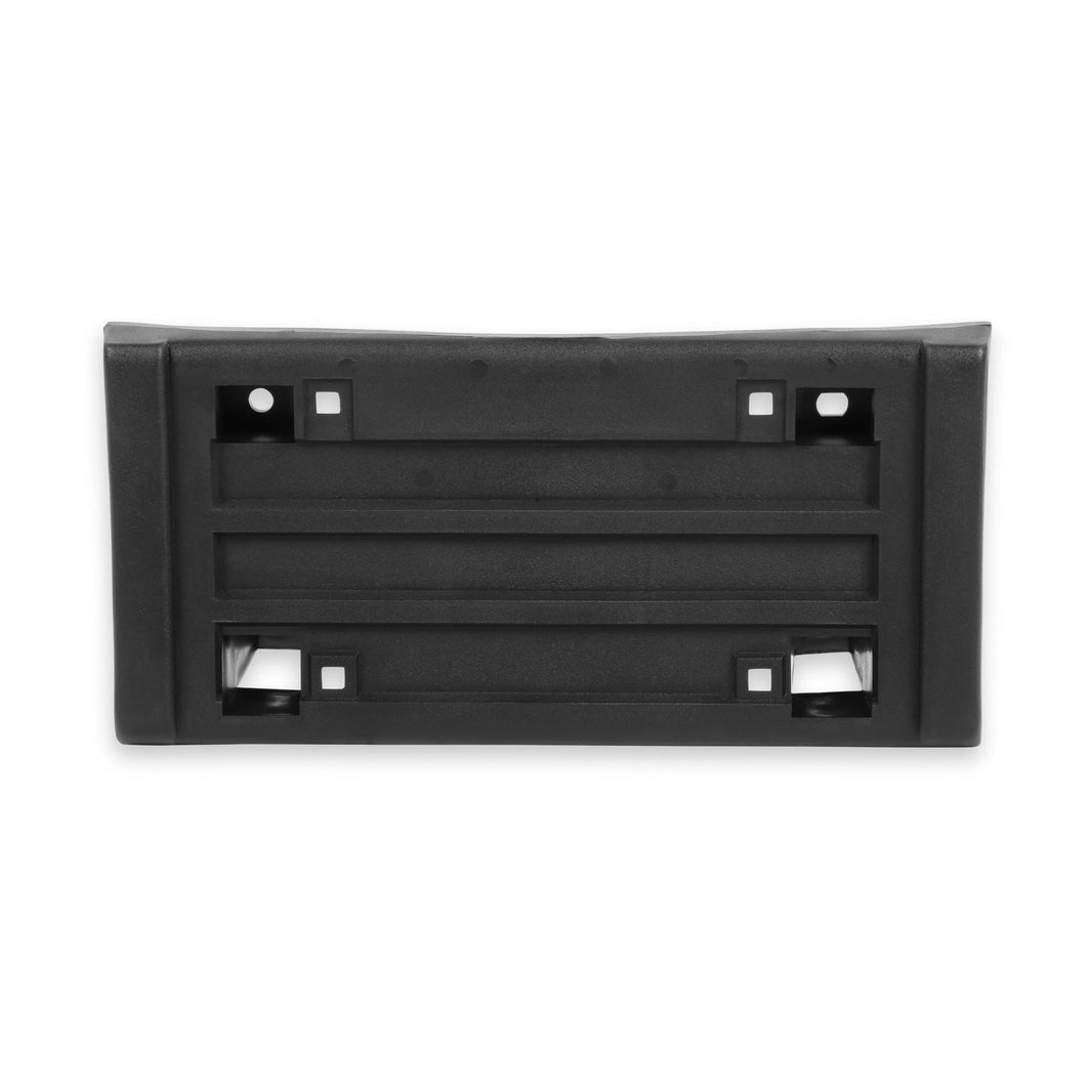 1988-1989 C1500 LICENSE BRKT W/O STRIP - BROTHERS Trucks GMT400 Front License Plate Bracket - w/o Strip - Black
