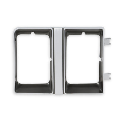 1983-1984 C10 H/L DOOR D.ARG DUAL RECT R - Brothers Trucks  Headlight Bezel - Dual Square Head Light - Right
