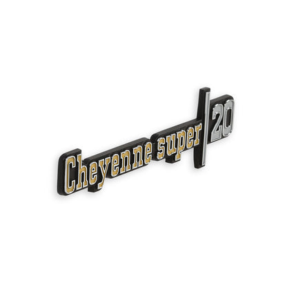 1973-76 C/K CHYNNE SUPER20 FNDR EMBLM PR - BROTHERS Trucks C/K Fender Badge Pair - Cheyenne Super 20
