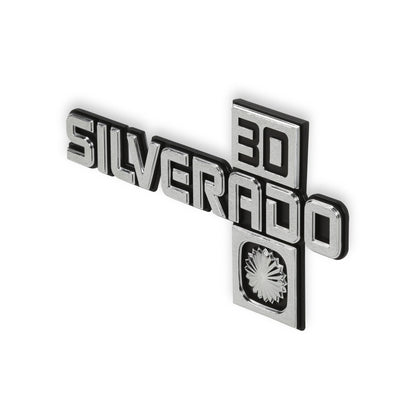 1981-88 C/K SILVERADO 30 FNDR EMBLEM PR - BROTHERS Trucks C/K Fender Badge Pair - Silverado 30