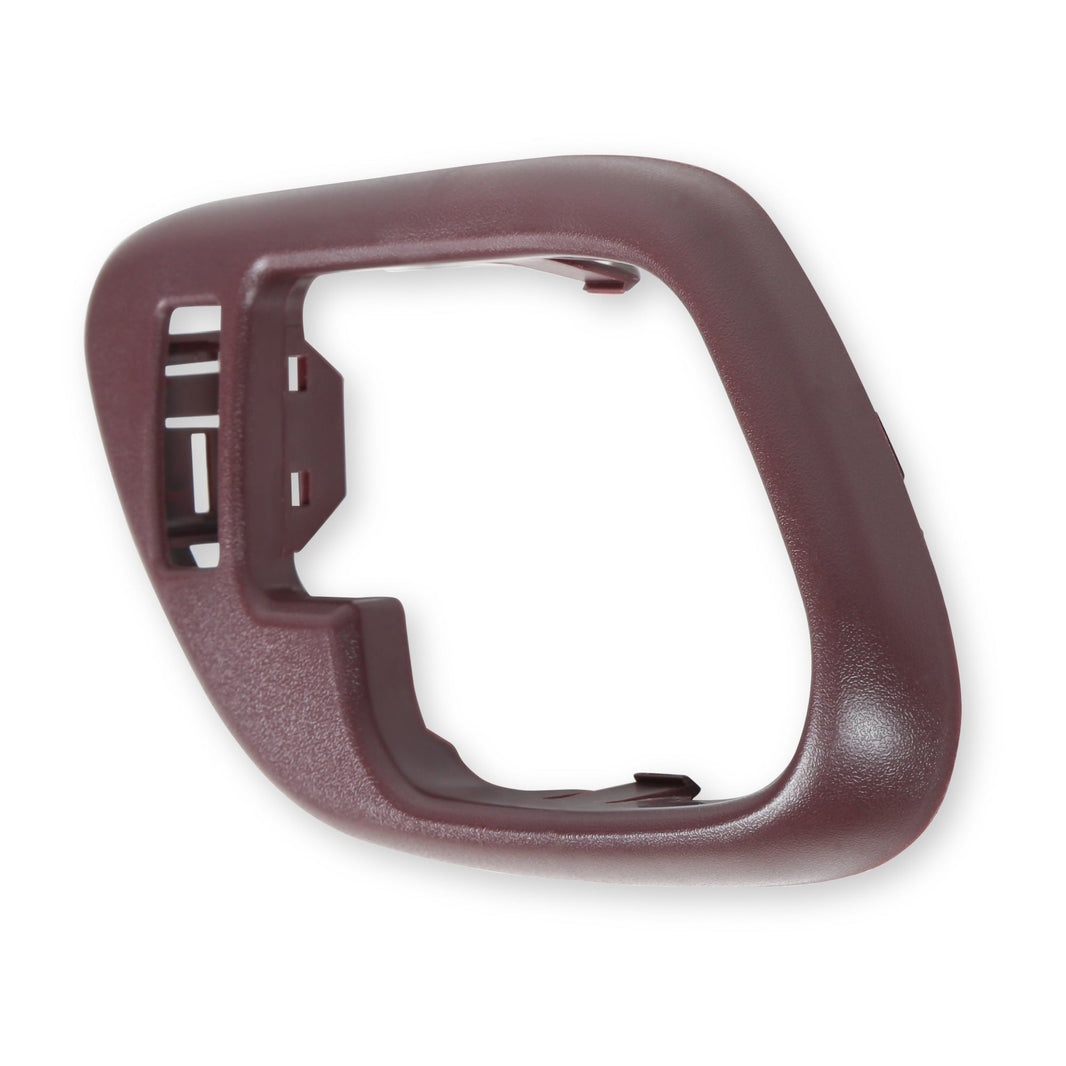 95-98 C1500 DR HNDL BEZL W/LOC LH MAROON - BROTHERS Trucks GMT400 Inside Door Handle Bezel - LH - Maroon