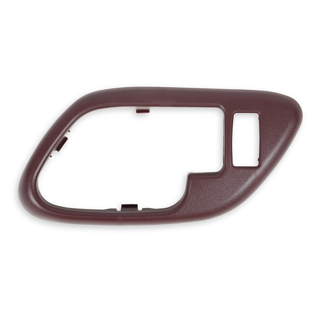 95-98 C1500 DR HNDL BEZL W/LOC RH MAROON - BROTHERS Trucks GMT400 Inside Door Handle Bezel - RH - Maroon