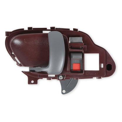 95-98 C1500 INNER DOOR HANDLE LH MAROON - BROTHERS Trucks GMT400 Inside Door Handle - LH - Maroon