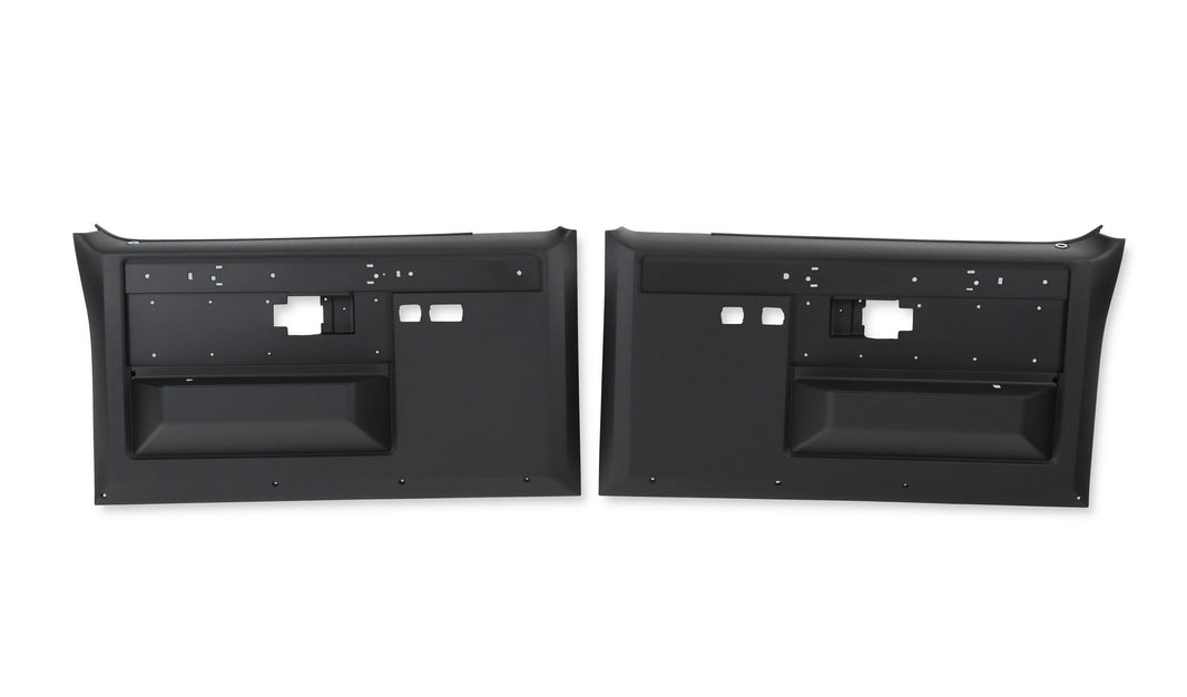 1981-1987 C/K DOOR PANEL PAIR - BLACK - Brothers Trucks Door Panels - Black - Power
