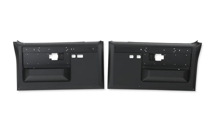 1981-1987 C/K DOOR PANEL PAIR - BLACK - Brothers Trucks Door Panels - Black - Power
