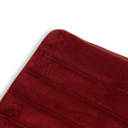 1981-87 C/K FULL PLT VINYL/CLOTH MAR/BUR - BROTHERS Trucks Seat Upholstery Kit - Full Pleat Cloth/Vinyl - Maroon/Burgundy