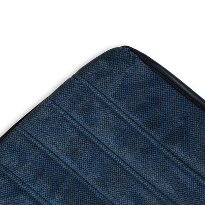 1981-87 C/K FULL PLT SEAT VINYL/CLTH BLU - BROTHERS Trucks C/K Seat Upholstery Kit - Full Pleat Cloth/Vinyl - Navy