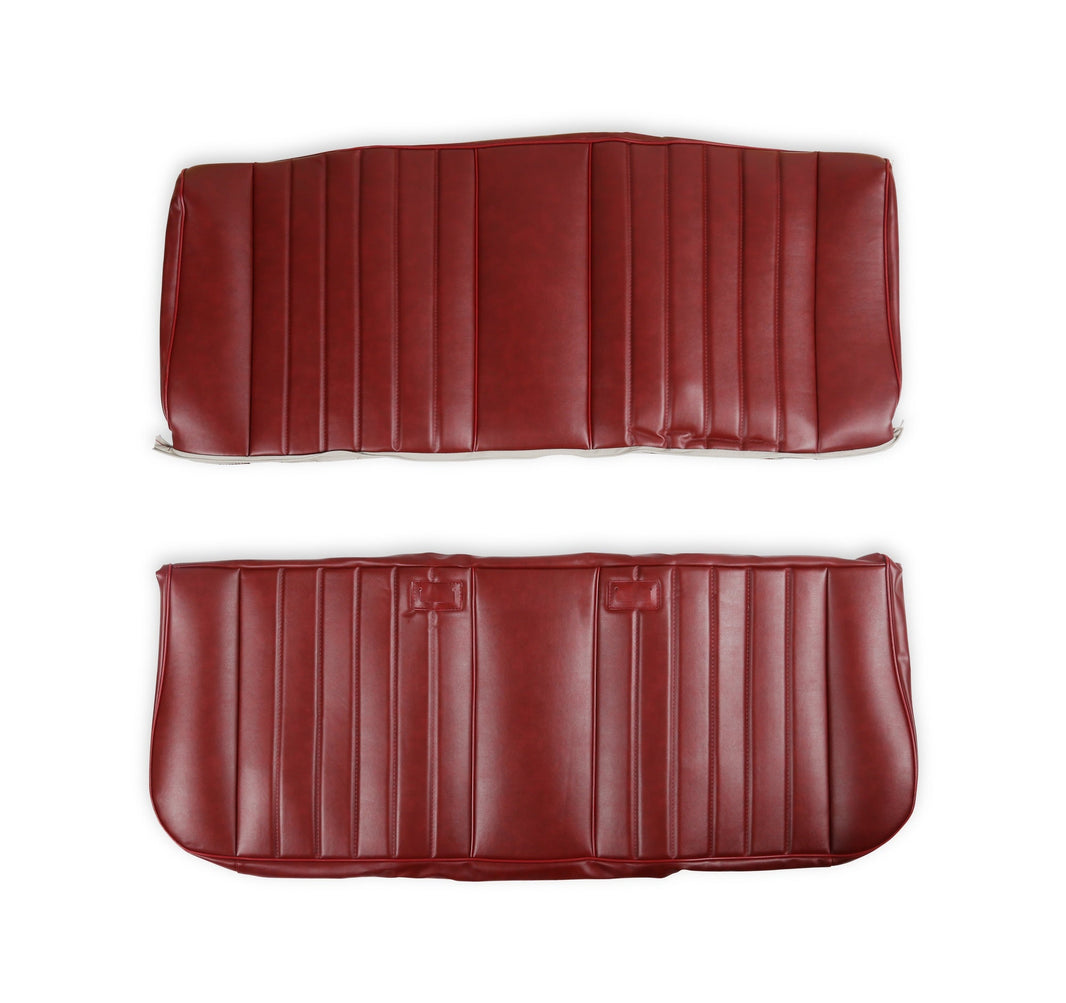 1981-1987 C/K STD PLEAT SEAT VINYL MAROO - BROTHERS Trucks C/K Seat Upholstery Kit - Standard Pleat Vinyl - Maroon