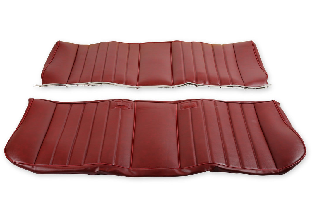 1981-1987 C/K STD PLEAT SEAT VINYL MAROO - BROTHERS Trucks C/K Seat Upholstery Kit - Standard Pleat Vinyl - Maroon