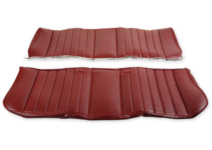 1981-1987 C/K STD PLEAT SEAT VINYL MAROO - BROTHERS Trucks C/K Seat Upholstery Kit - Standard Pleat Vinyl - Maroon