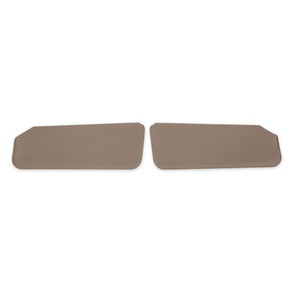 1988-1998 C1500 SUNVISR FB CLTH TAN PAIR - BROTHERS Trucks GMT400 Foamback Sunvisor Pair - Cloth - Tan